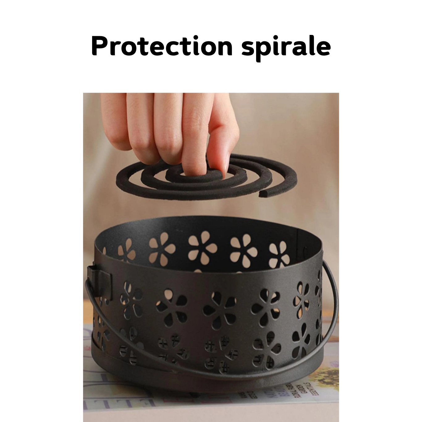 Boite pour spirale anti-moustiques