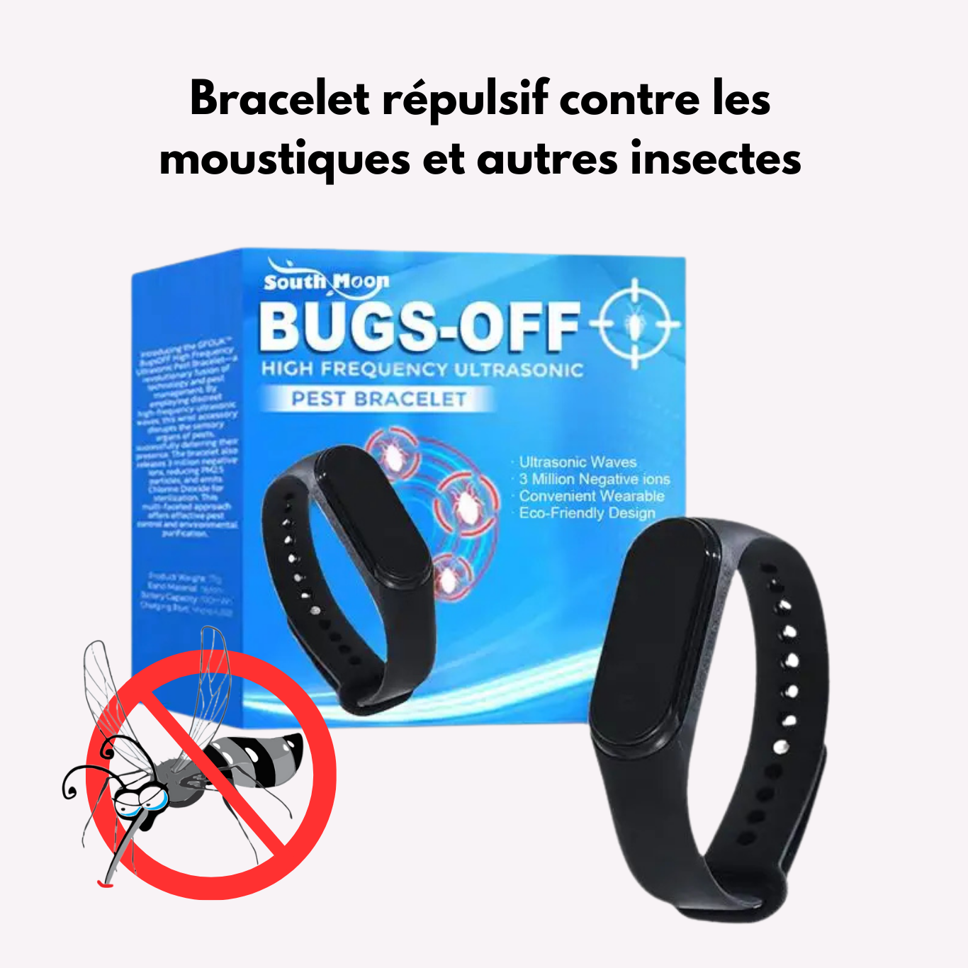 Bracelet anti-moustiques