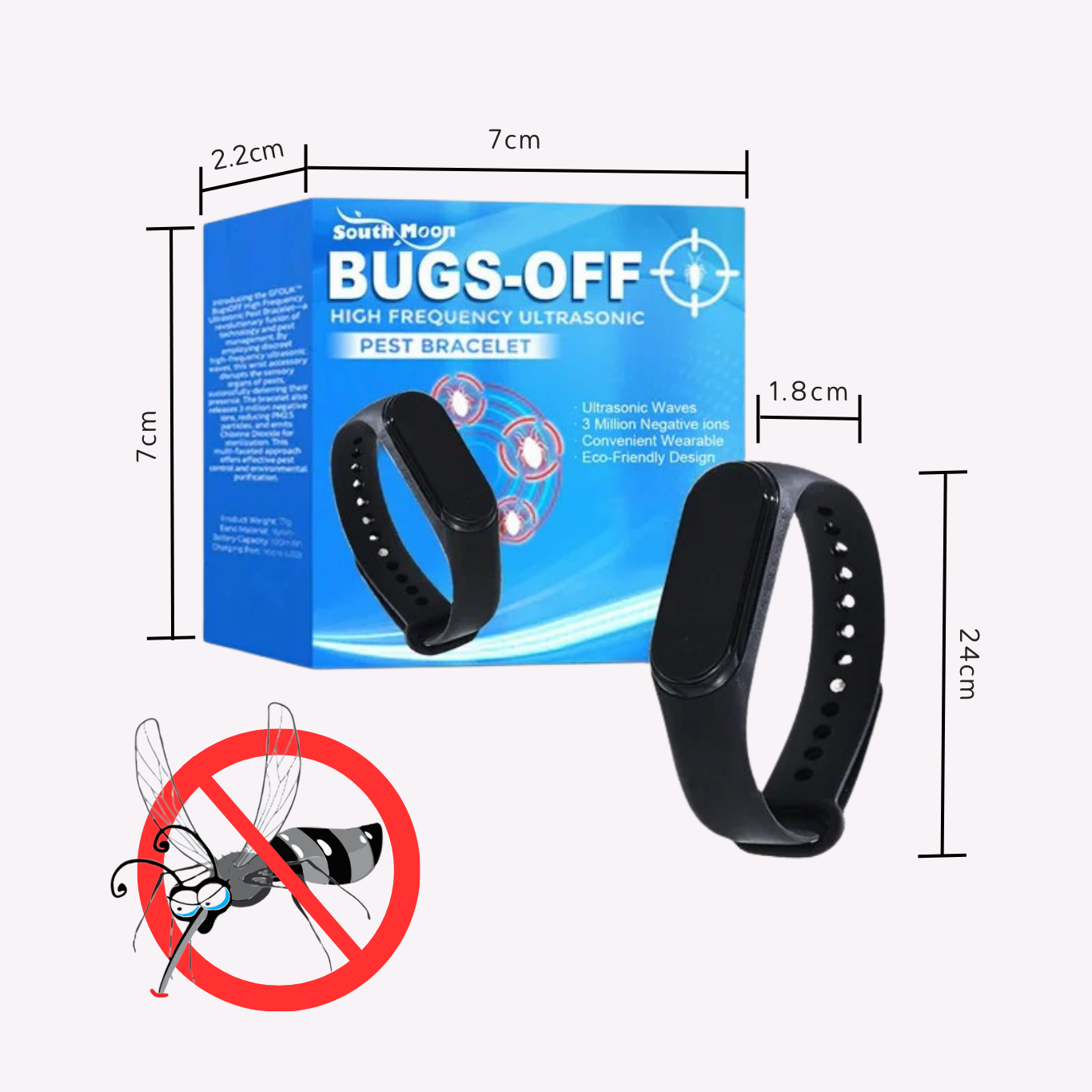 Bracelet anti-moustiques