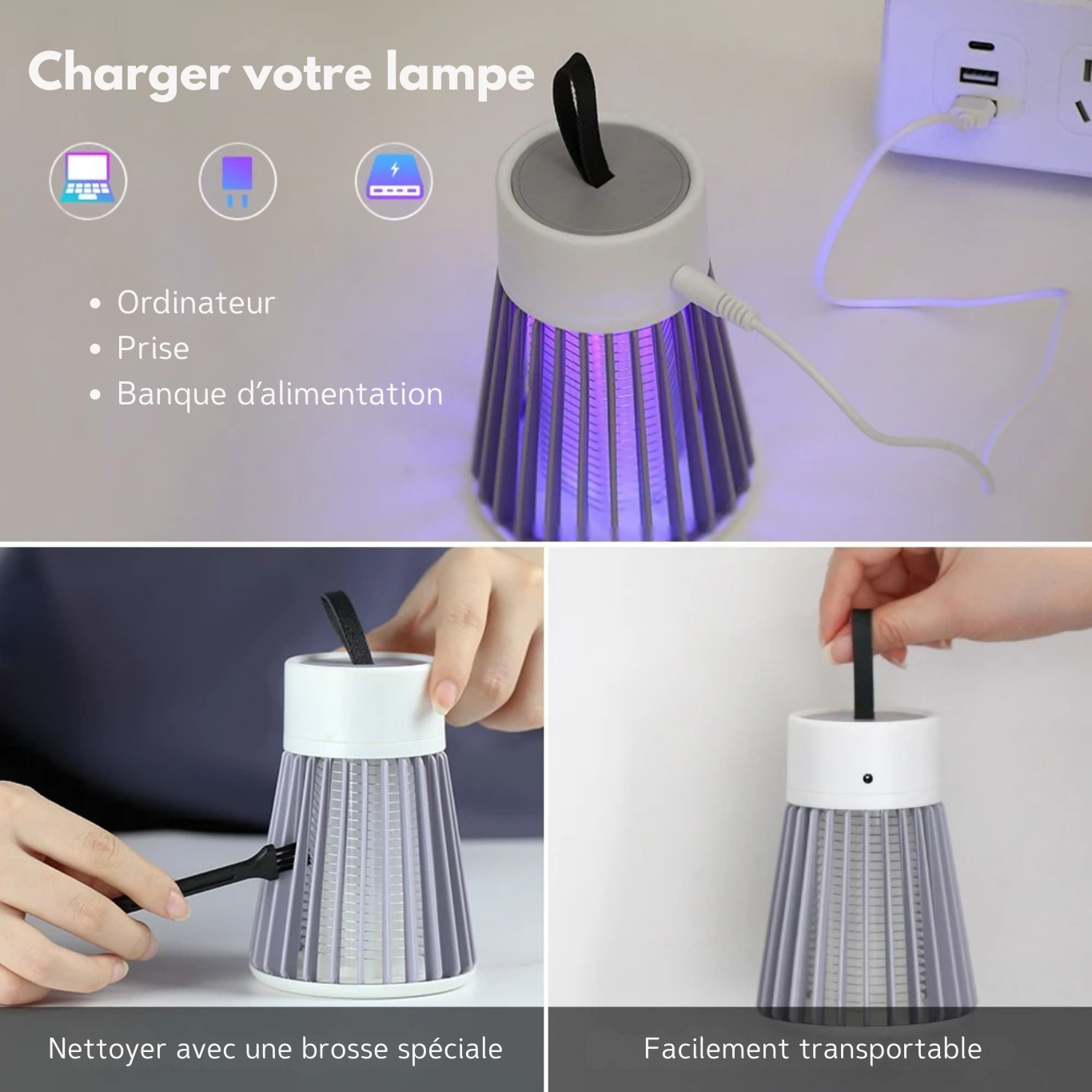 Lampe anti-moustique