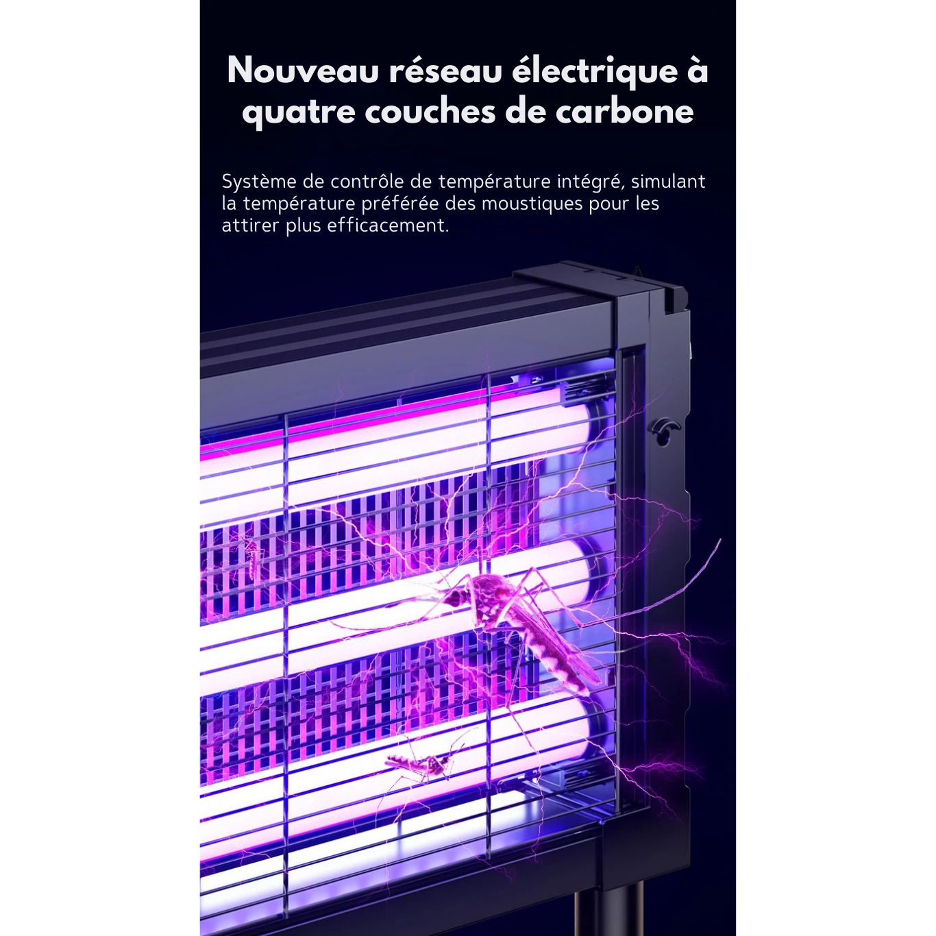 Lampe extérieur anti-moustique sur pied