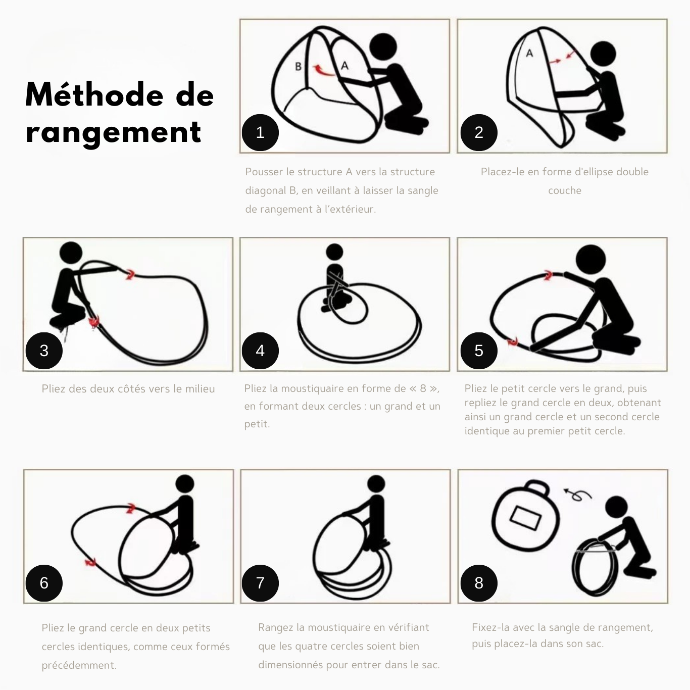 Moustiquaire pour le lit