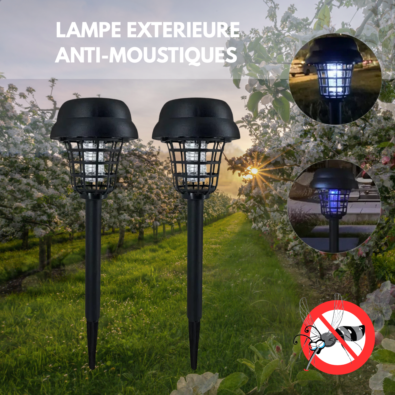 Piquet Anti-Moustique Solaire