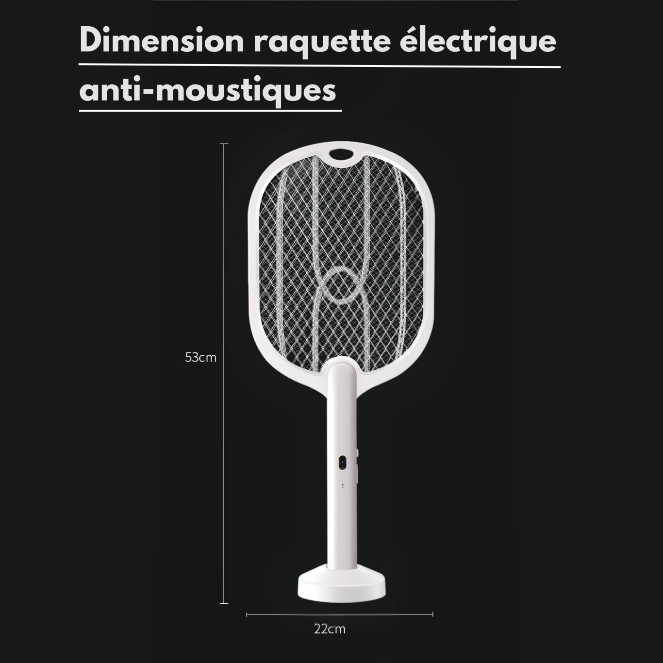 Raquette Anti-Moustique 3-en-1