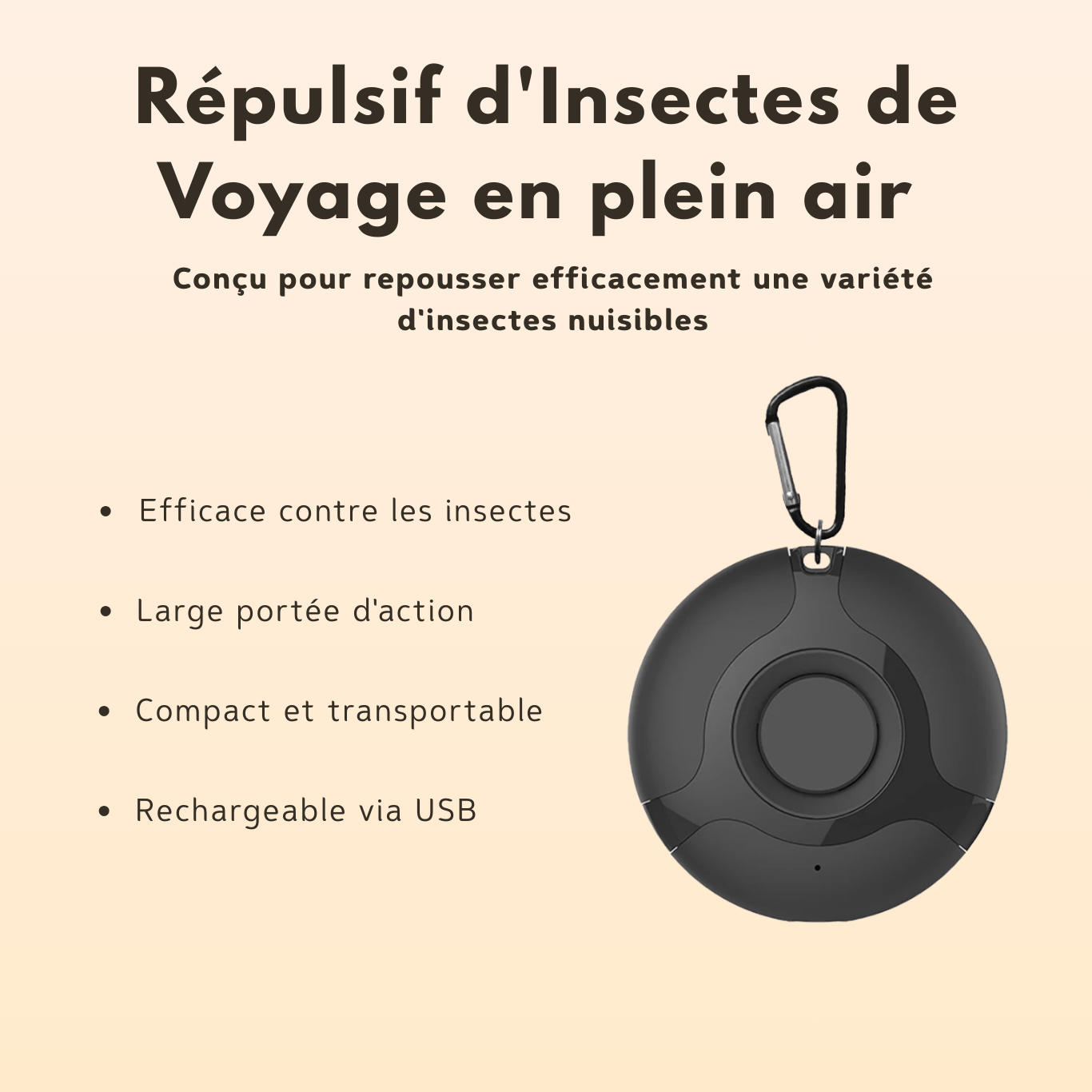 Répulsif anti moustiques de Voyage