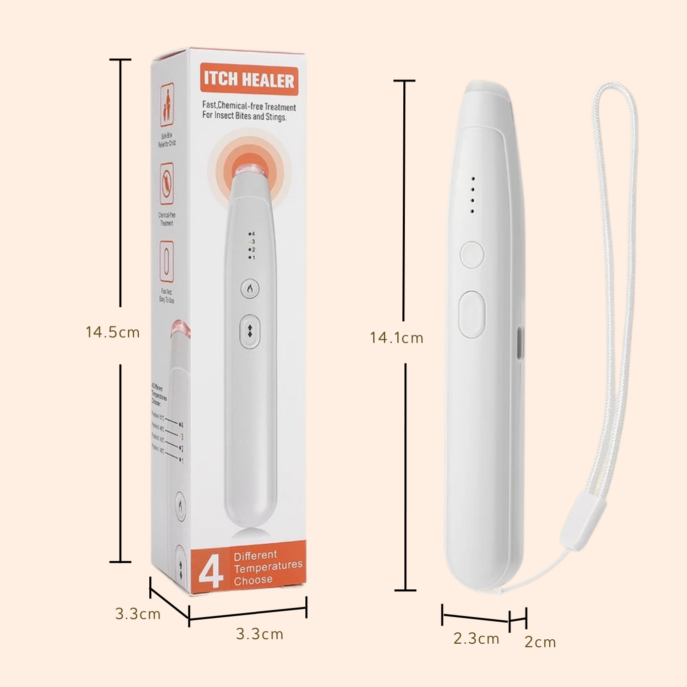 Stylo Anti-Démangeaisons Rechargeable