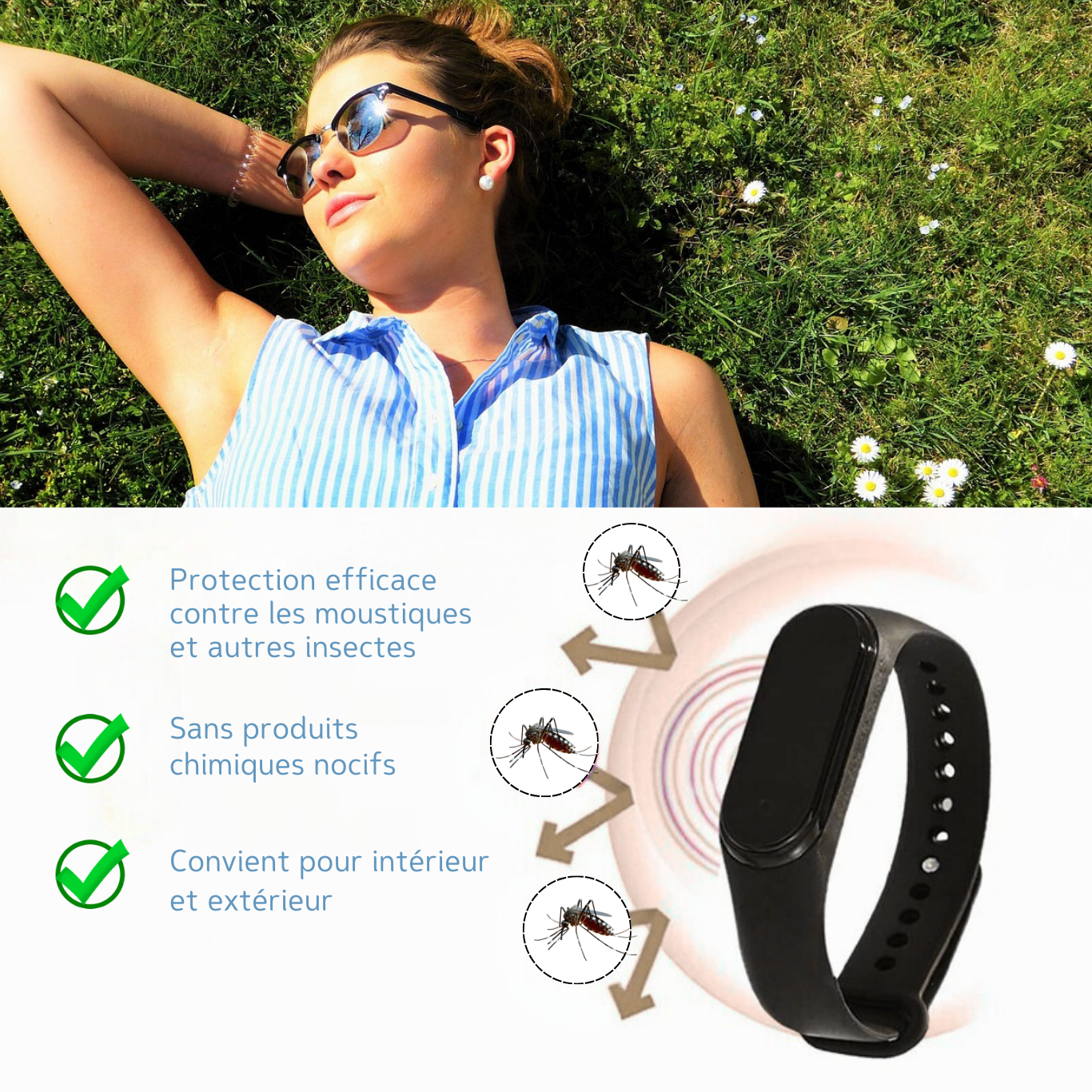 Bracelet anti-moustiques
