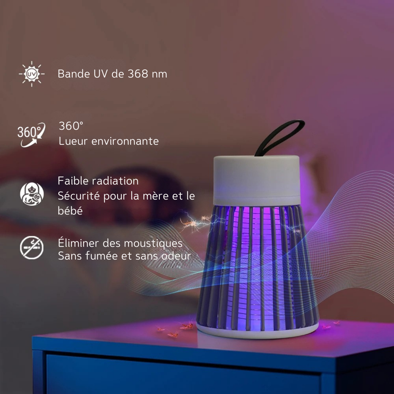 Lampe anti-moustique