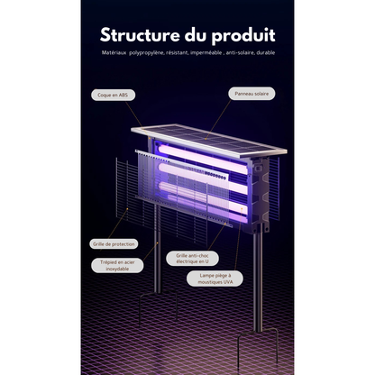 Lampe extérieur anti-moustique sur pied