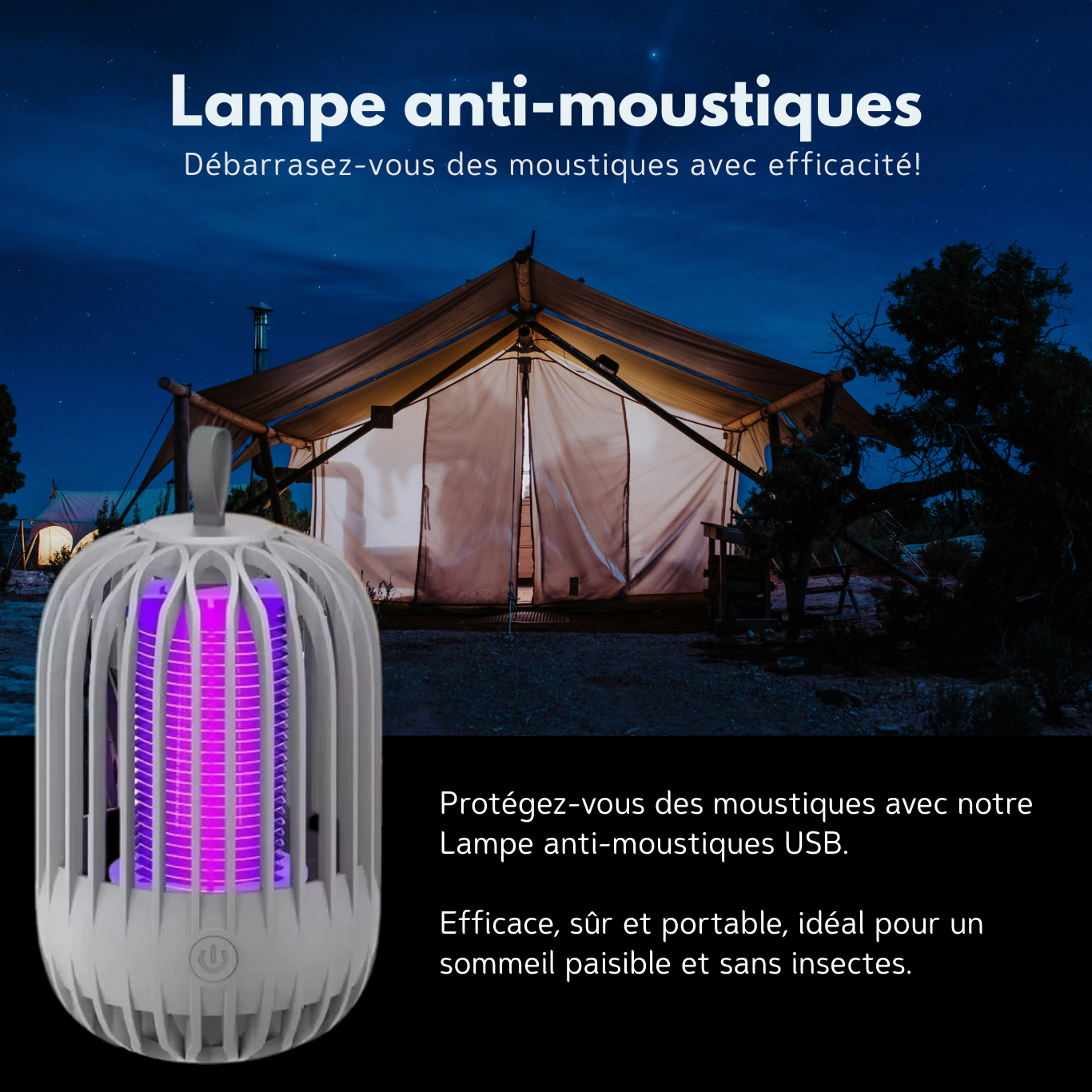 Lampe anti-moustique