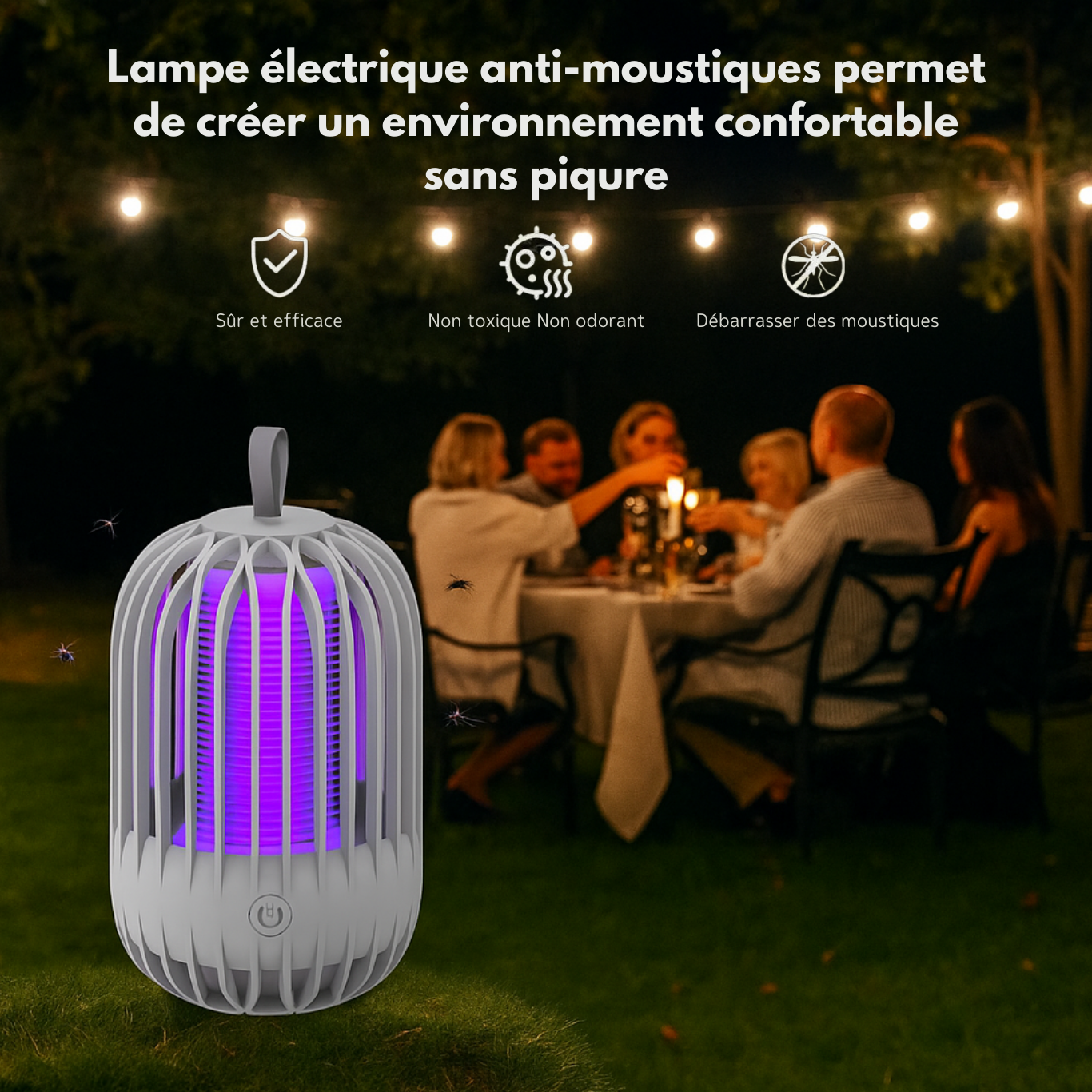 Lampe anti-moustique