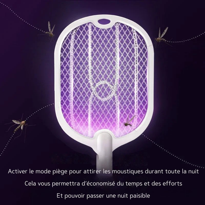 Raquette Anti-Moustique 3-en-1